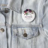 新郎の母ブルゴーニュフローラブーケホワイト 缶バッジ (インサイチュ)