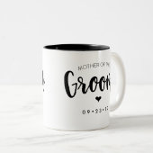 新郎の母マグのパーソナライズ ツートーンマグカップ (正面右)