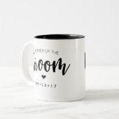 新郎の母マグのパーソナライズ ツートーンマグカップ (正面左)