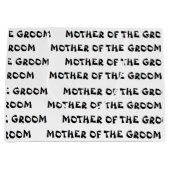 "新郎の母"のギフトバッグ ラージペーパーバッグ (正面)