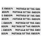 "新郎の母"のギフトバッグ ラージペーパーバッグ (裏面)