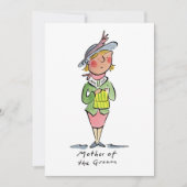 新郎の母 招待状 (正面)