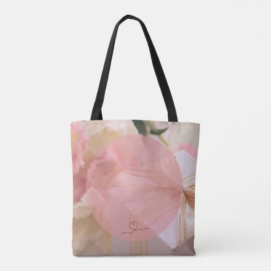 新郎の母 – 編集可能文字 トートバッグ (裏面)