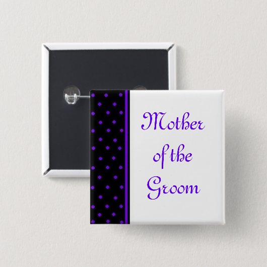 新郎の母 缶バッジ (正面&裏面)