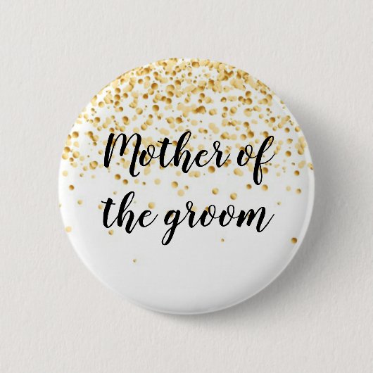 新郎の母 缶バッジ (正面)