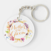 新郎の水の色のキーチェー結婚ンの母 キーホルダー (裏面)