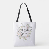 新郎の水彩画のトートバックの母 トートバッグ (裏面)