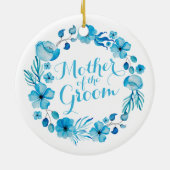 新郎の水彩画|のオーナメントの母 セラミックオーナメント (裏面)