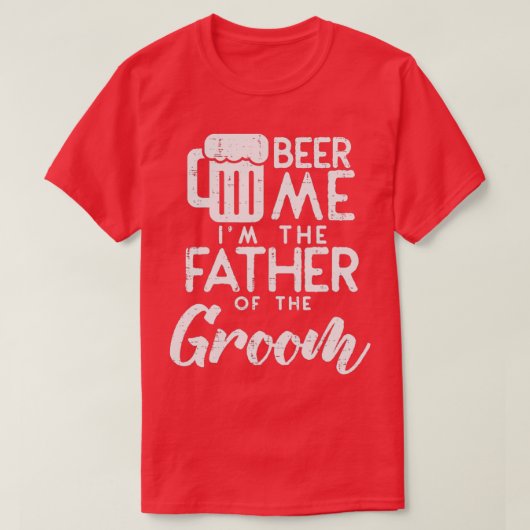 新郎の父です 乾杯!リハーサルディナー Tシャツ (デザイン正面)