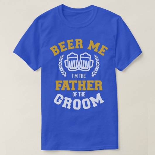 新郎の父です 面白いギフト Tシャツ (デザイン正面)