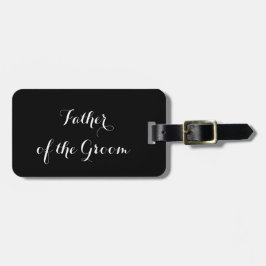 新郎の父の荷札 ラゲッジタグ