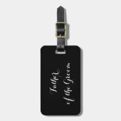 新郎の父の荷札 ラゲッジタグ (正面縦)