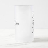 新郎の父はTankard感謝していしています フロストグラスビールジョッキ (中央)