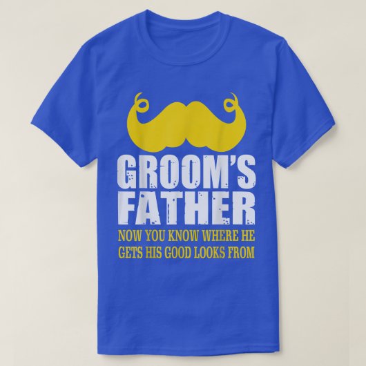 新郎の父への面白いギフト 大切なパパへ Tシャツ (デザイン正面)