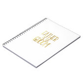 新郎の父親の結婚式のパーティー新婦パパ男性 ノートブック (左側)