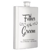 新郎の父-おもしろいな結婚披露宴のギフト フラスク (右)