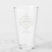 新郎の父 – パーソナライズされたGROOMSMEN PINT GLASS タンブラーグラス (裏面)