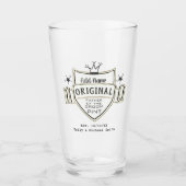 新郎の父 – パーソナライズされたGROOMSMEN PINT GLASS タンブラーグラス (正面)