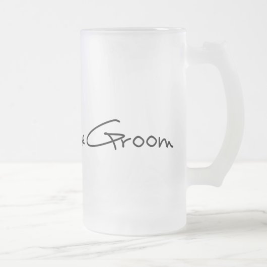 新郎の父 フロストグラスビールジョッキ (右)