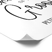 新郎の父　メモリアル　予約席　ウェディング ポスター (角)