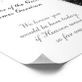 新郎の父 予約席 記念 結婚式 ポスター (角)