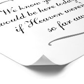 新郎の父 予約席 追悼 結婚式 ポスター (角)