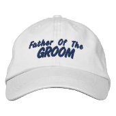新郎の父 刺繍入りキャップ (正面)