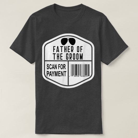 新郎の父 家族 パーティー リハーサル 父 Tシャツ (デザイン正面)