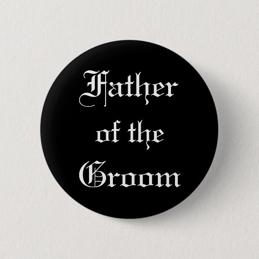 新郎の父 缶バッジ (正面)