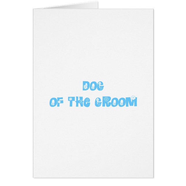 新郎の犬 (正面)