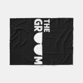 新郎の独身パーティー フリースブランケット (正面(横))