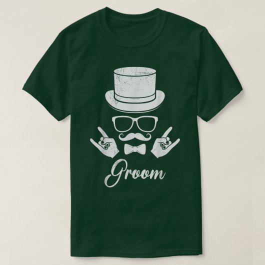 新郎の独身最後の夜の男たち 結婚 Tシャツ (デザイン正面)