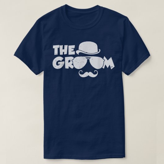 新郎の独身最後の夜  面白い新郎 友達 新郎 Tシャツ (デザイン正面)