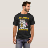 新郎の独身最後の夜！飲んで騒いで Tシャツ (正面フル)