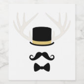 新郎の独身最後の祝い ワインラベル (シングルラベル)