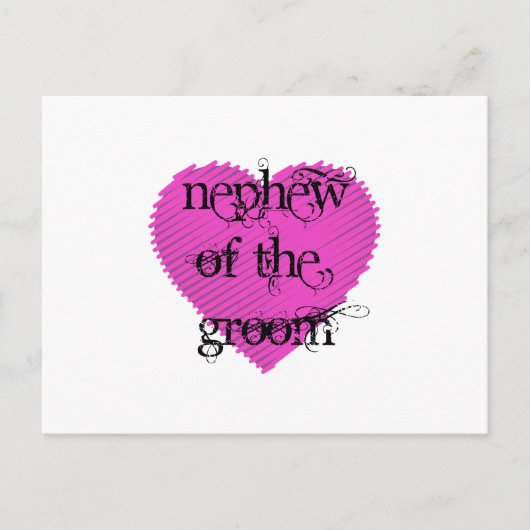 新郎の甥 ポストカード (正面)
