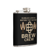 新郎の男友達チーム 新郎の仲間 ユーモア 面白い フラスク (右)