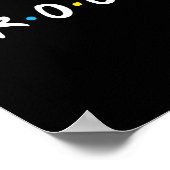 新郎の男性の結婚式の日バチュラーパーティ ポスター (角)