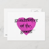 新郎の祖母 ポストカード (正面/裏面)