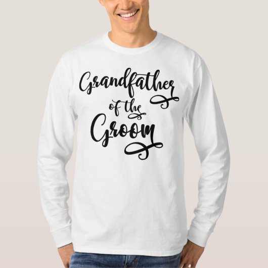 新郎の祖父 Tシャツ (正面)