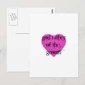 新郎の神の父 ポストカード (正面/裏面)