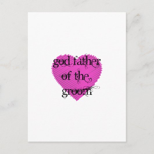 新郎の神の父 ポストカード (正面)