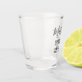 新郎の素晴らしい書道の父 ショットグラス (左)