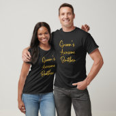新郎の素晴らし弟結婚のアイディア Tシャツ (ユニセックス)