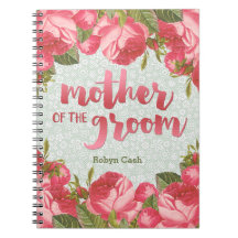 新郎の結婚式の白人及び緑のレースの母