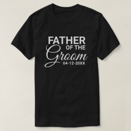 新郎の結婚披露宴の家族の父親 Tシャツ