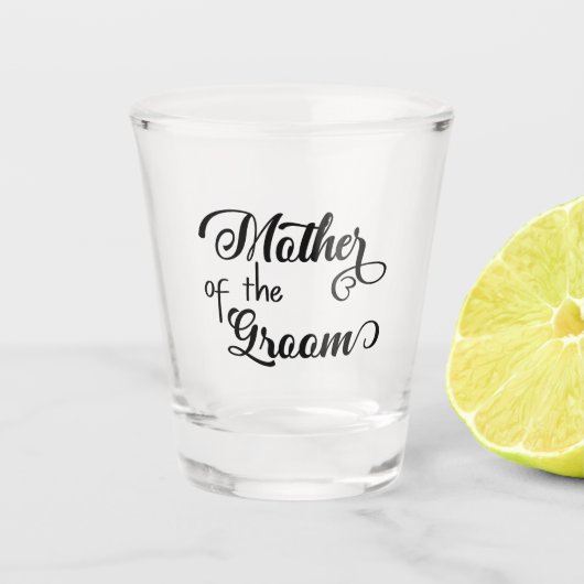 新郎の結婚母 ショットグラス (正面)