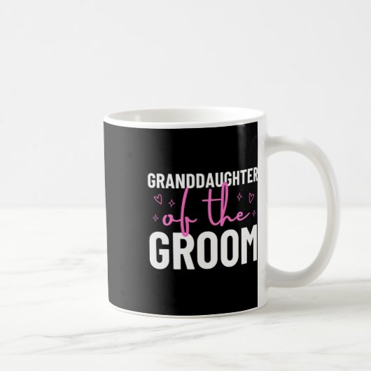 新郎の結婚結婚パーティーの孫 コーヒーマグカップ (右)