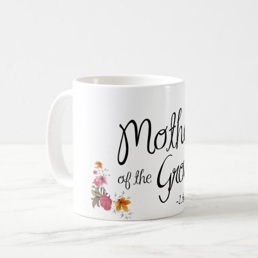 新郎の華美なコーヒー・マグの母 コーヒーマグカップ (正面左)