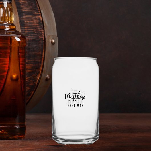 新郎の親友の独身パーティー ガラス缶